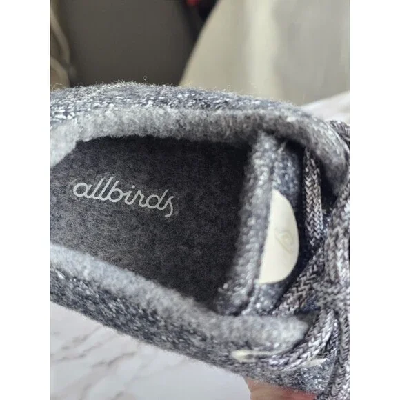 Allbirds Wool Runners Women’s Size 8 Gray Merino Wool Lace Up Comfort Sneakers - Picture 14 of 16